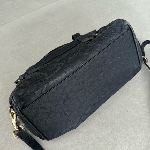 MULBERRY CROC EMBOSSED SATCHEL - Picture 10 of 10